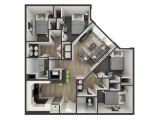 D1 Balcony Floor plan layout