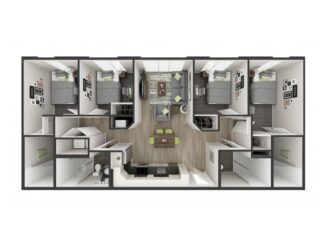 D2 Floor plan layout