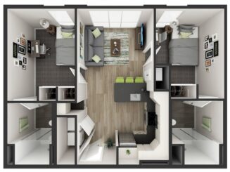 B1 Floor plan layout